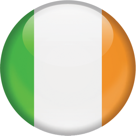 Ireland Flag Button Png (474x474), Png Download