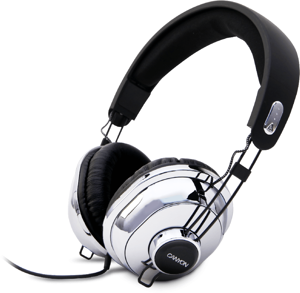 Audífonos Plateados - Headphones White Background Png (1095x1000), Png Download