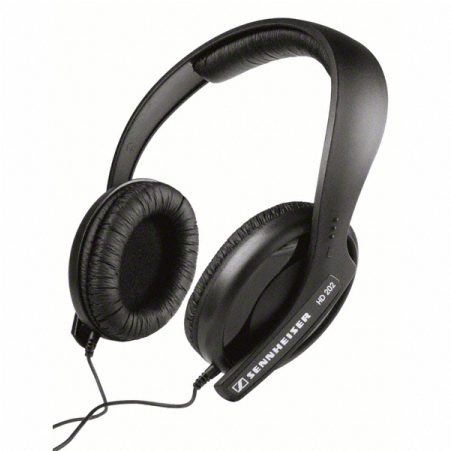 Hd 202-600x450 - Sennheiser Hd 202 Ii Professional Headphones (black) (600x450), Png Download