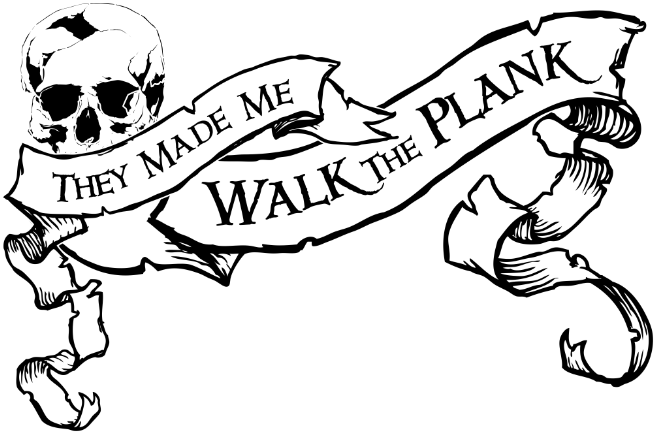 Jpg Collection Of Drawing High Quality Free - Walk The Plank Clipart (654x479), Png Download