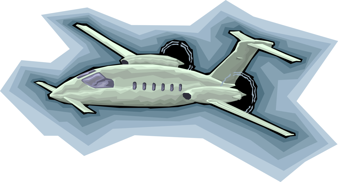 Vector Illustration Of Private Executive Corporate - Aerospace Manufacturer (1300x700), Png Download