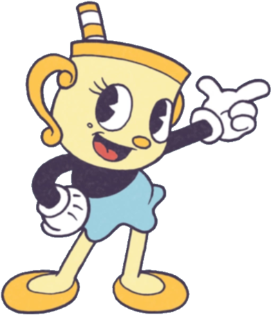 Ms Chalice - Cuphead The Delicious Last Course (417x480), Png Download