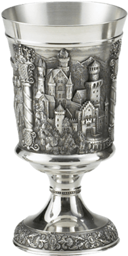 Neuschwanstein Chalice - Medieval Chalice (555x555), Png Download