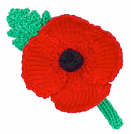 Poppy - Knitting (433x441), Png Download