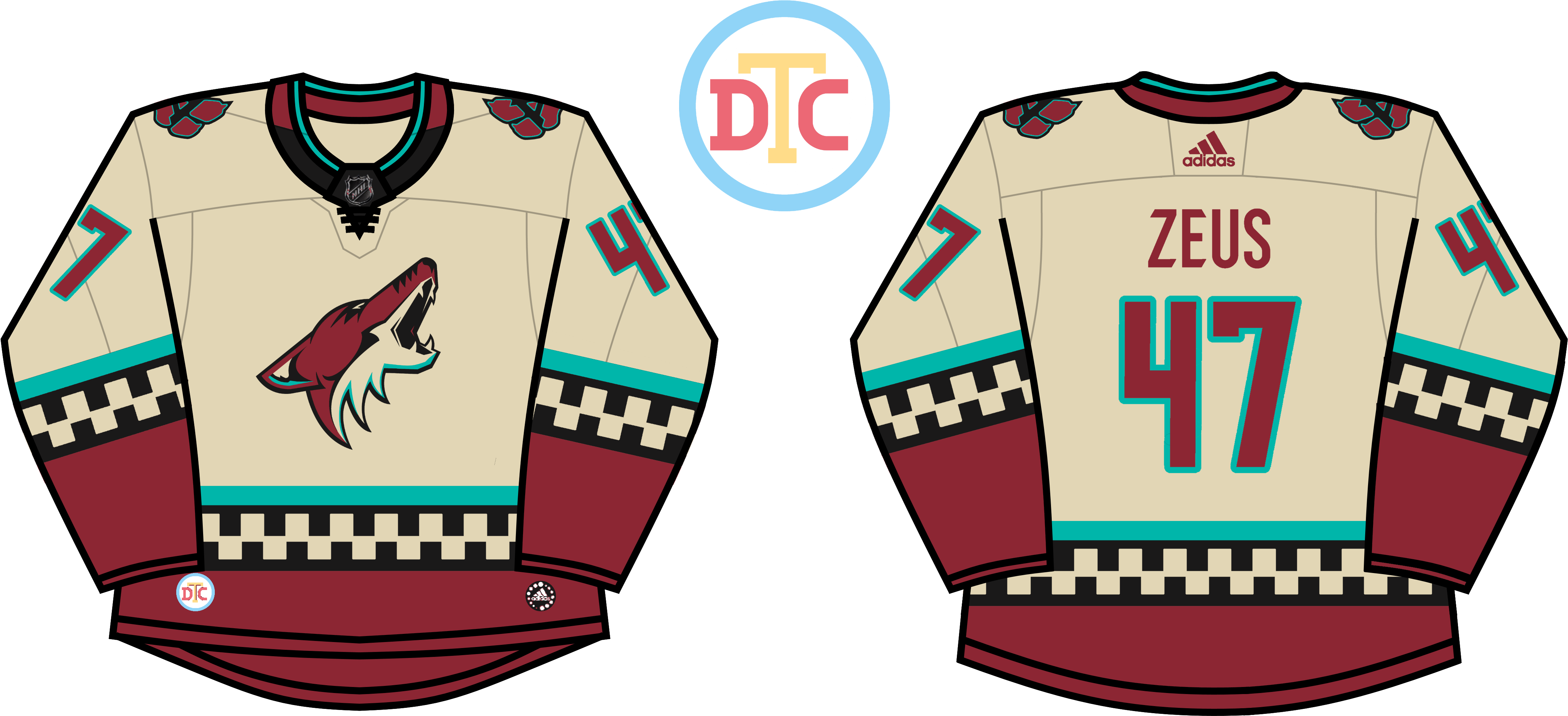 Road Png - Arizona Coyotes 3" X 4" Decal (4800x2400), Png Download