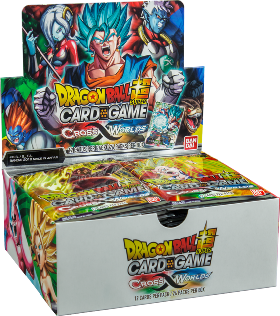 Dragon Ball Super Cross Worlds 10 Booster Pack Lot - Dragon Ball Super Booster Pack (567x640), Png Download