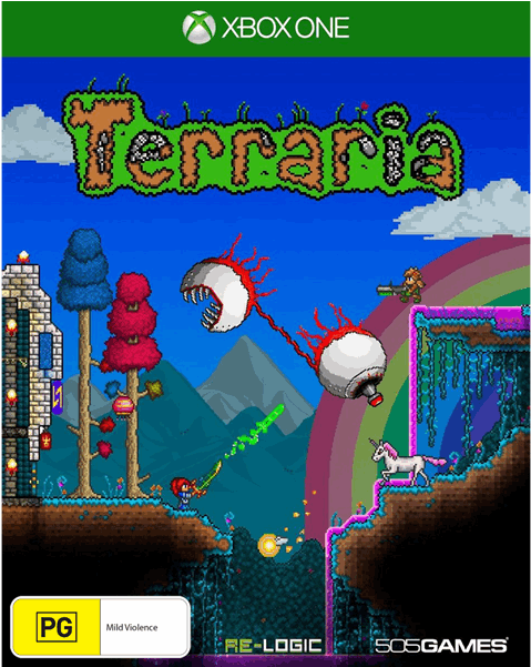 505 Games Terraria Xbox One (600x600), Png Download