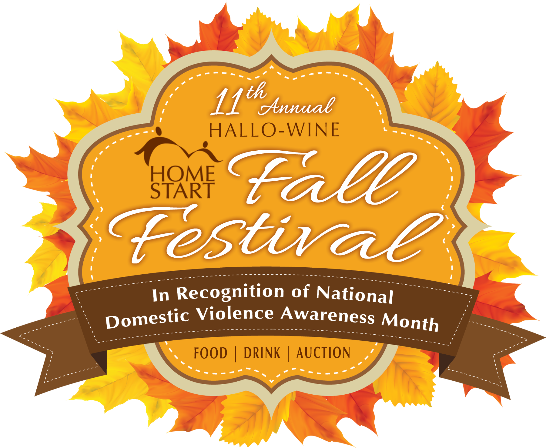 11th Annual Hallo-wine Fall Festival - Home Start (1800x1503), Png Download