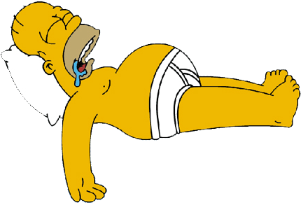 Laalaa - Sleeping After Food (435x304), Png Download