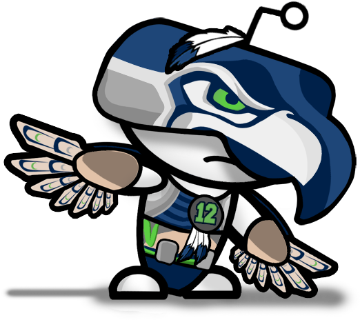 Permalink - Seahawks R (525x525), Png Download