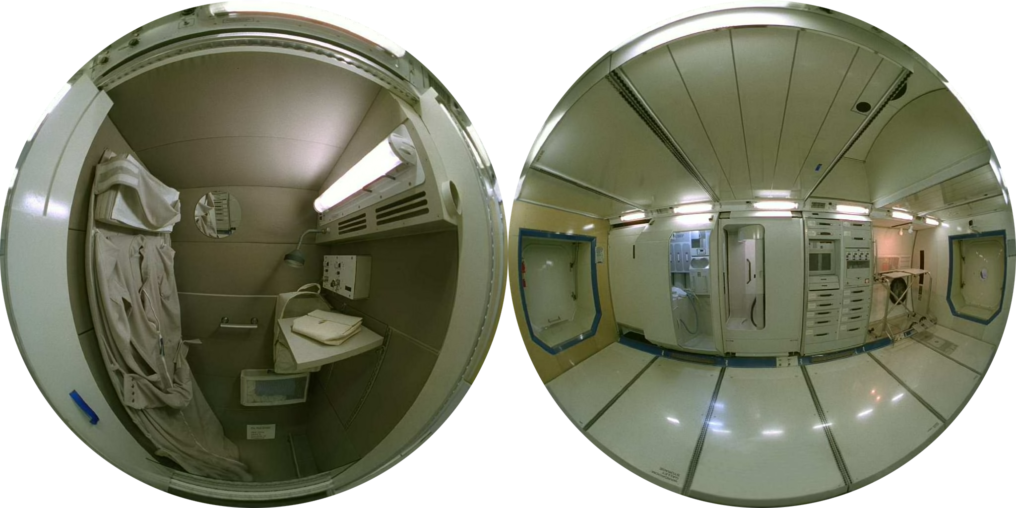 Crew Quarters - Habitation Module (2048x1024), Png Download