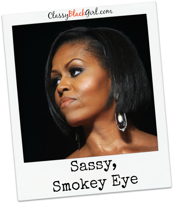 Michelle Obama Face Png Clip Library Download - Michelle Obama Bob (592x689), Png Download