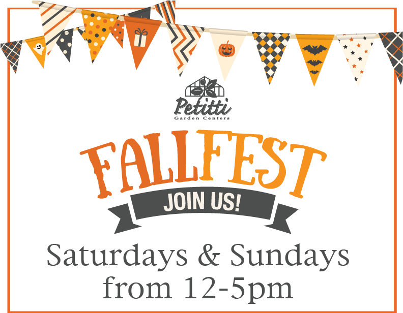 Fall Festival Event Schedule - Petitti Garden Center (797x635), Png Download
