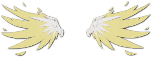 1-tumblrstaticf5ec1m - - Overwatch Mercy Wings Png (534x267), Png Download