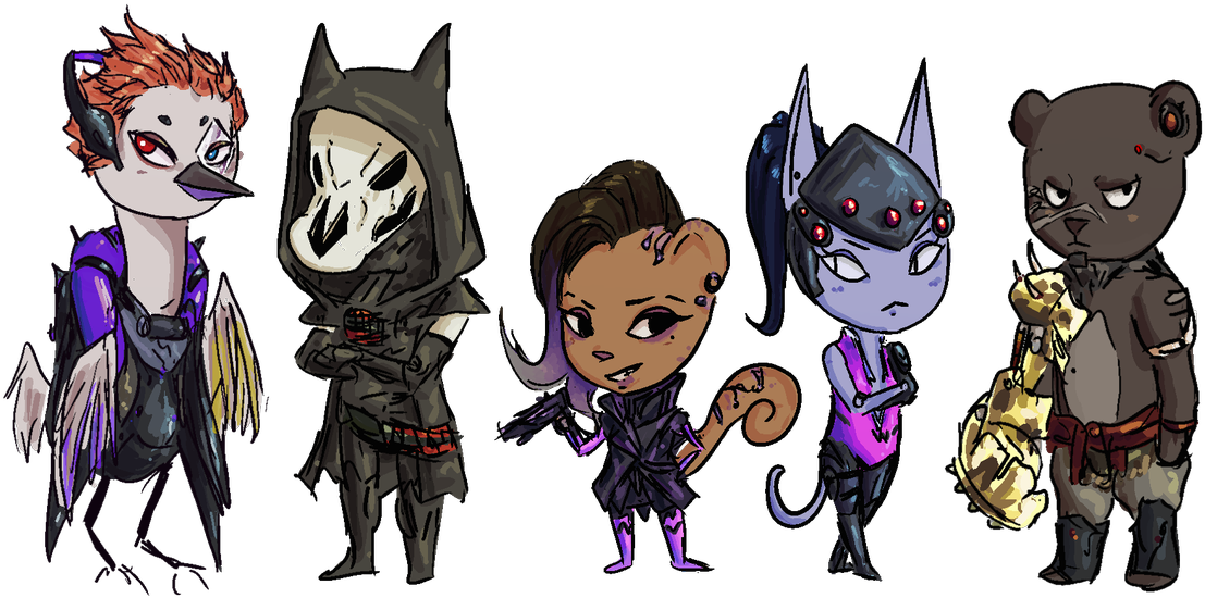 #visiblewomen #overwatch Version - Cartoon (1200x758), Png Download