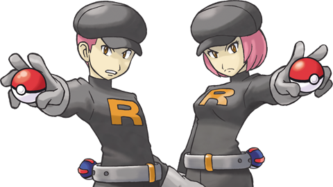 Team Rocket - Pokemon Ultra Team Rocket (480x270), Png Download