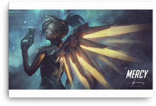Mercy Fanart (570x600), Png Download