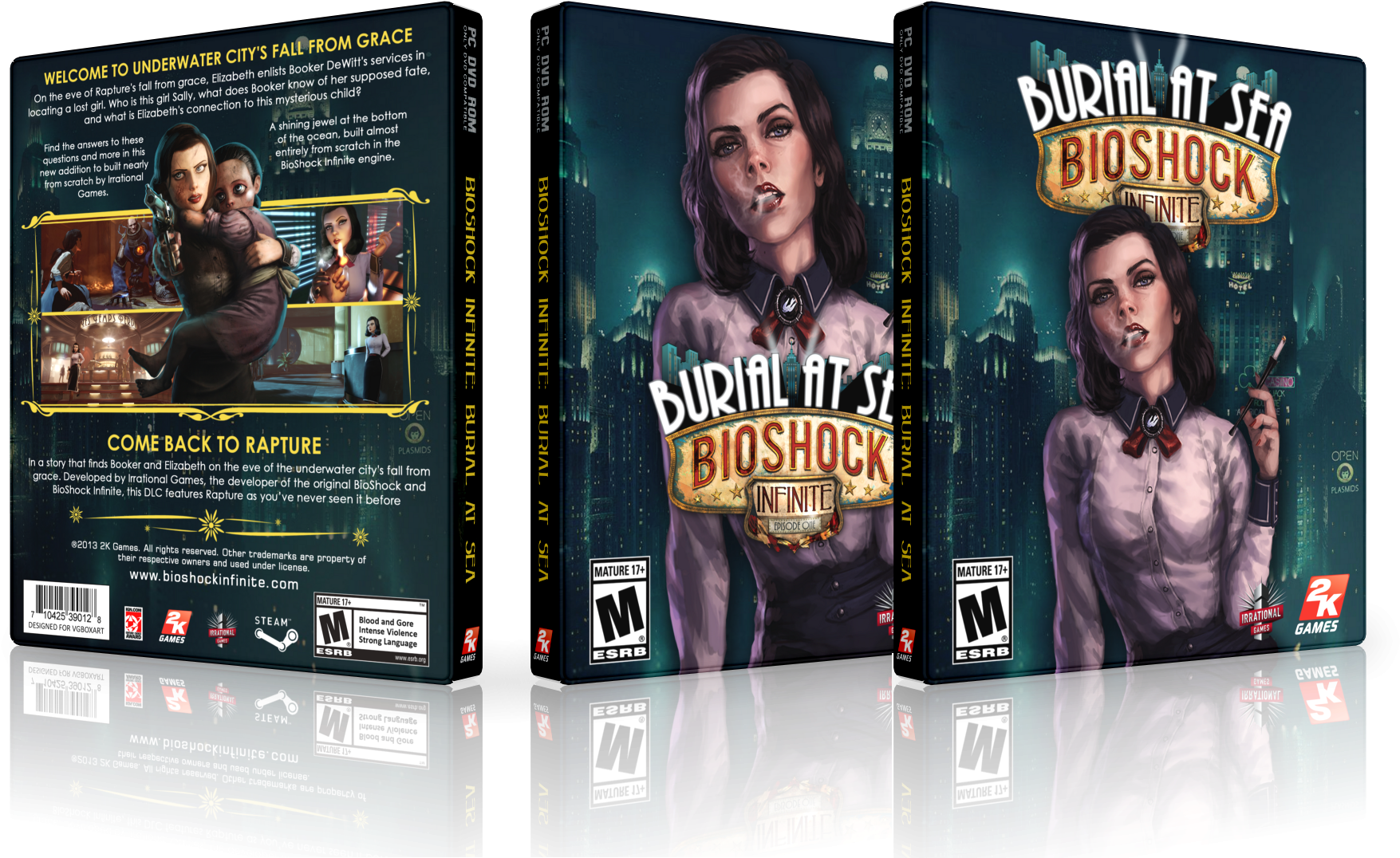 Burial At Sea Box Art Cover - Bioshock Infinite: Burial At Sea Game Guide (700x435), Png Download