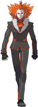 Lysandre Is The Boss Of Team Flare, The Villainous - Pokemon Team Flare Boss (350x350), Png Download