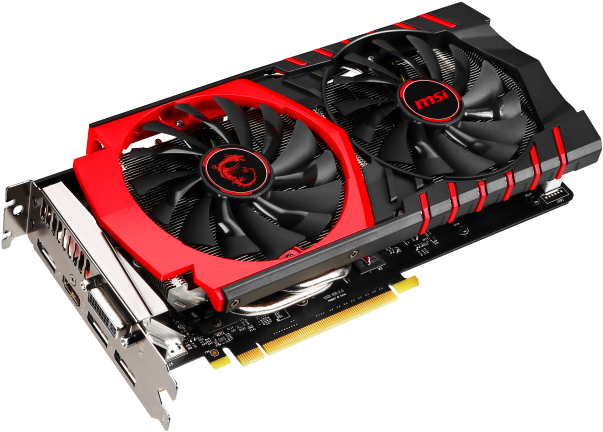 Nvidia Geforce Gtx - 1060 Msi Gaming X (640x473), Png Download