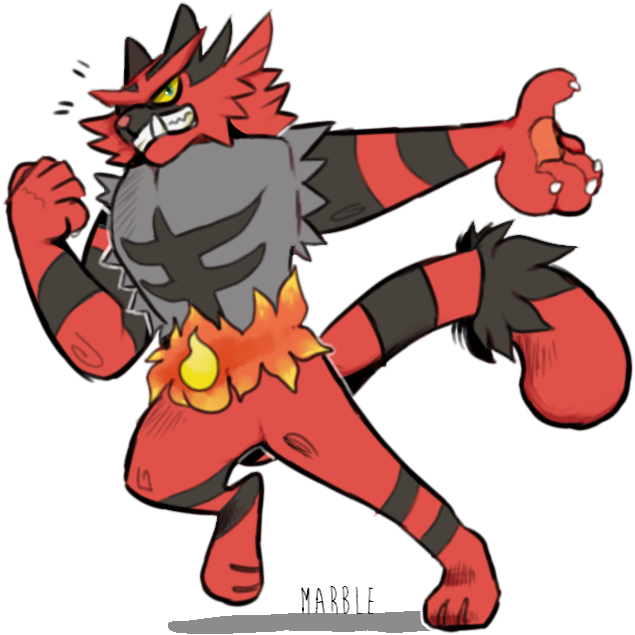 View Incineroar By Marble Cat Paws , Incineroar Gif Transparency