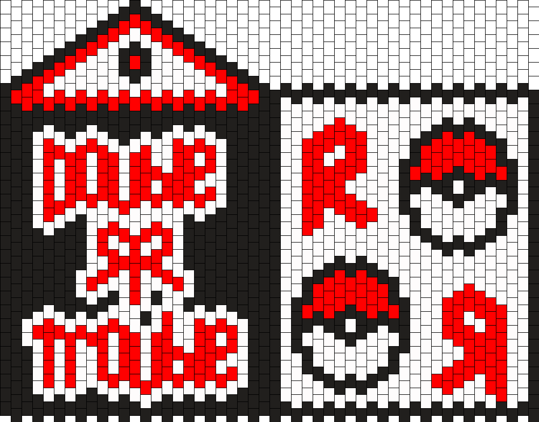 Team Rocket Purse Bead Pattern - Creative Arts (1050x823), Png Download