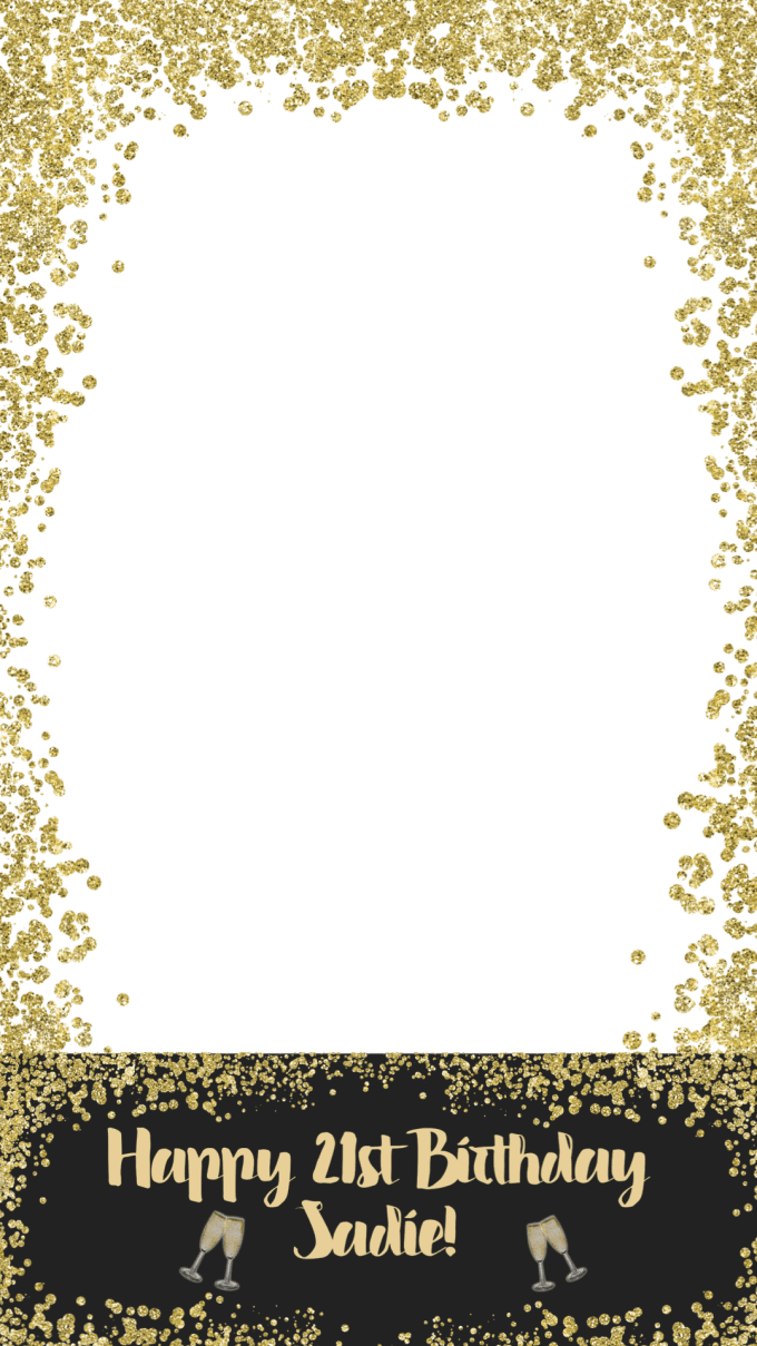 Make You A Custom Snapchat Geofilter Or Svg - Transparent Birthday Snapchat Filters (680x1209), Png Download
