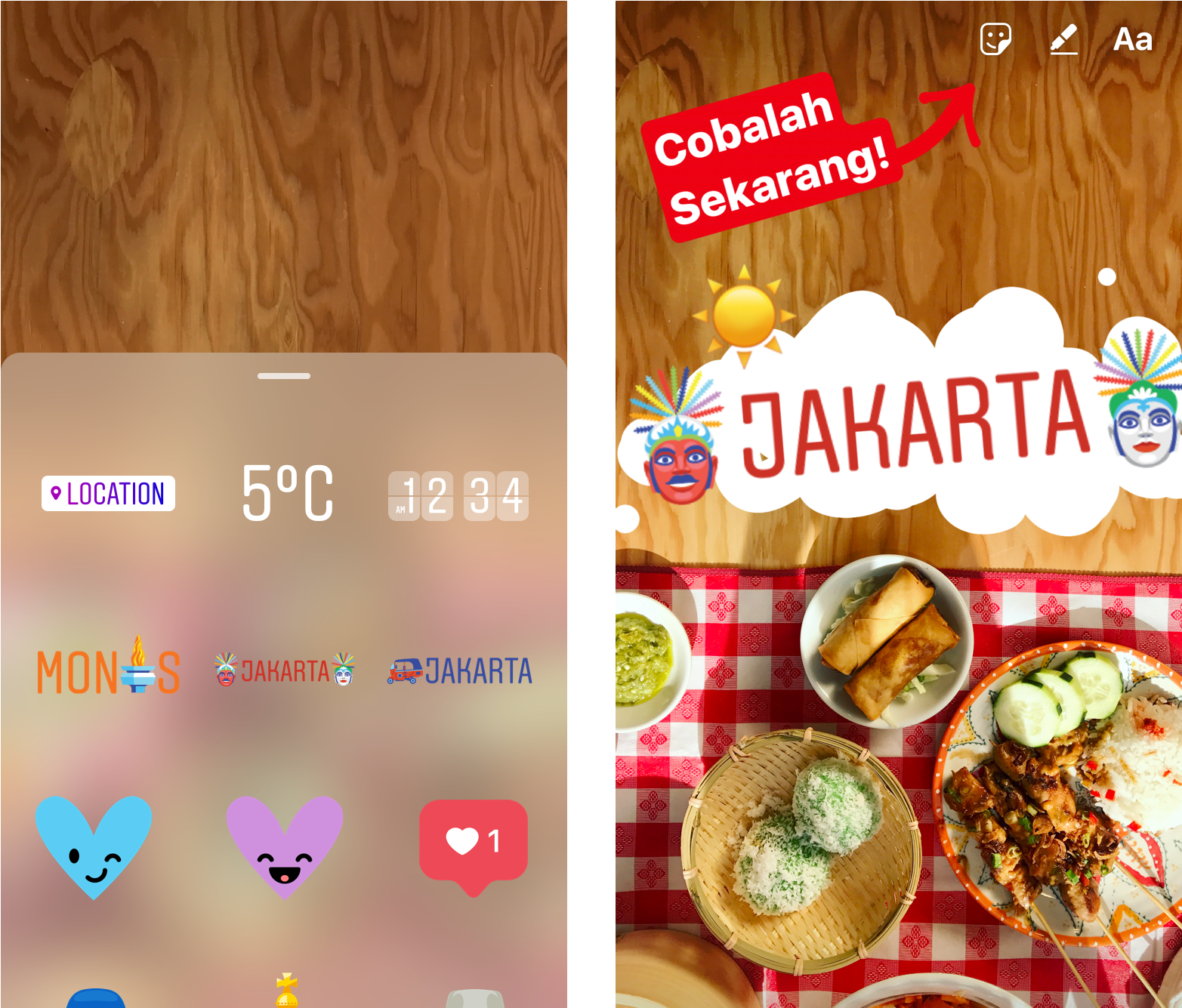Just Like Snapchat, When You Head Into A Specific Neighborhood - Instagram Geostickers (1024x860), Png Download