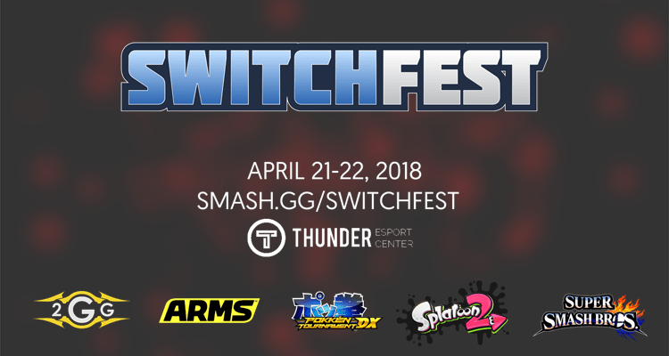 New 2gg Tournament Switchfest To Run Events For Arms, - Super Smash Bros. For Nintendo 3ds And Wii U (750x400), Png Download