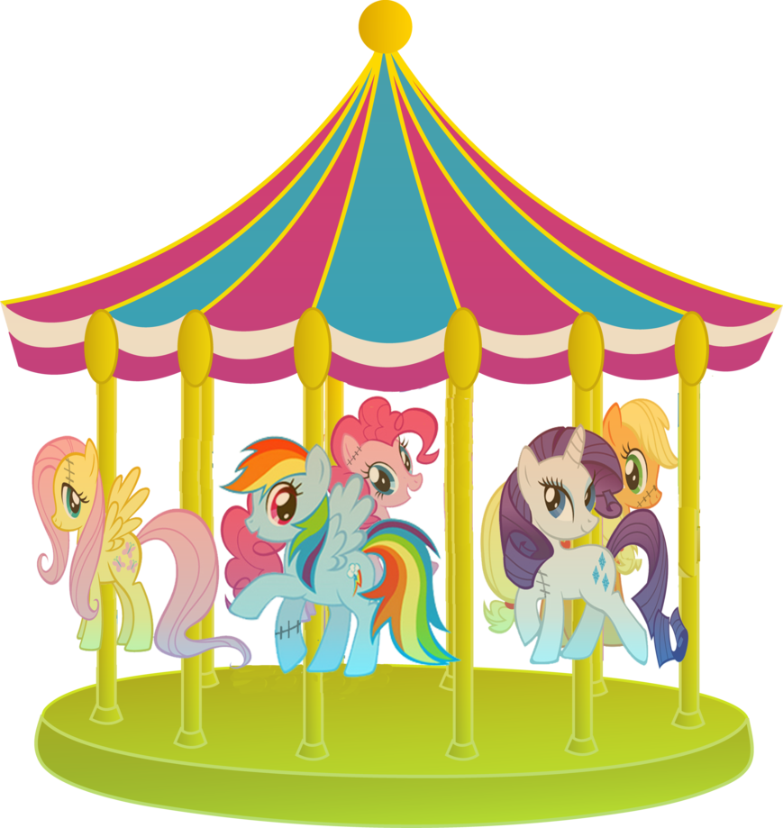 My Little Pony Carousel (869x919), Png Download