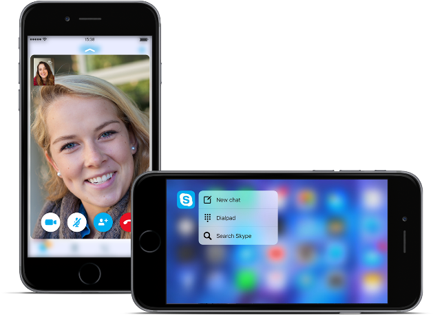 Ipad Splitscreen Maps 6 - Skype On Iphone (645x528), Png Download