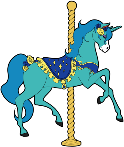 Vector Freeuse Stock Horses Of The Tumblr Drew Julian - Transparent Carousel Horse Clipart (500x500), Png Download