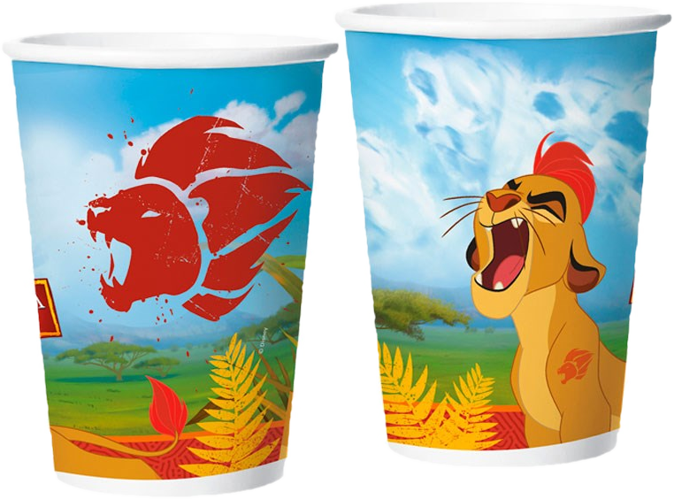 Guardo-cups - Bendon 42537-amzb Lion Guard 24-page Sticker Scene (762x564), Png Download