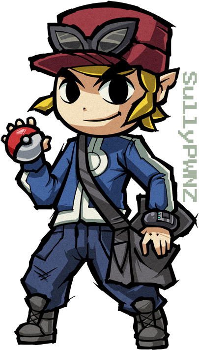 Toon Link Pokemon X Y Cosplay By Purrdemonium - Toon Link Pokemon (550x825), Png Download