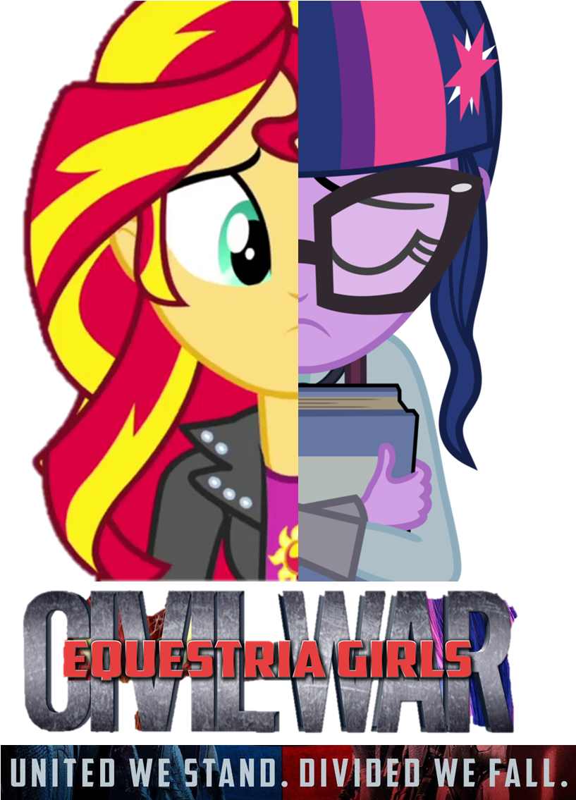 Ivacatherianoid, Captain America - Equestria Girls Civil War (839x1134), Png Download