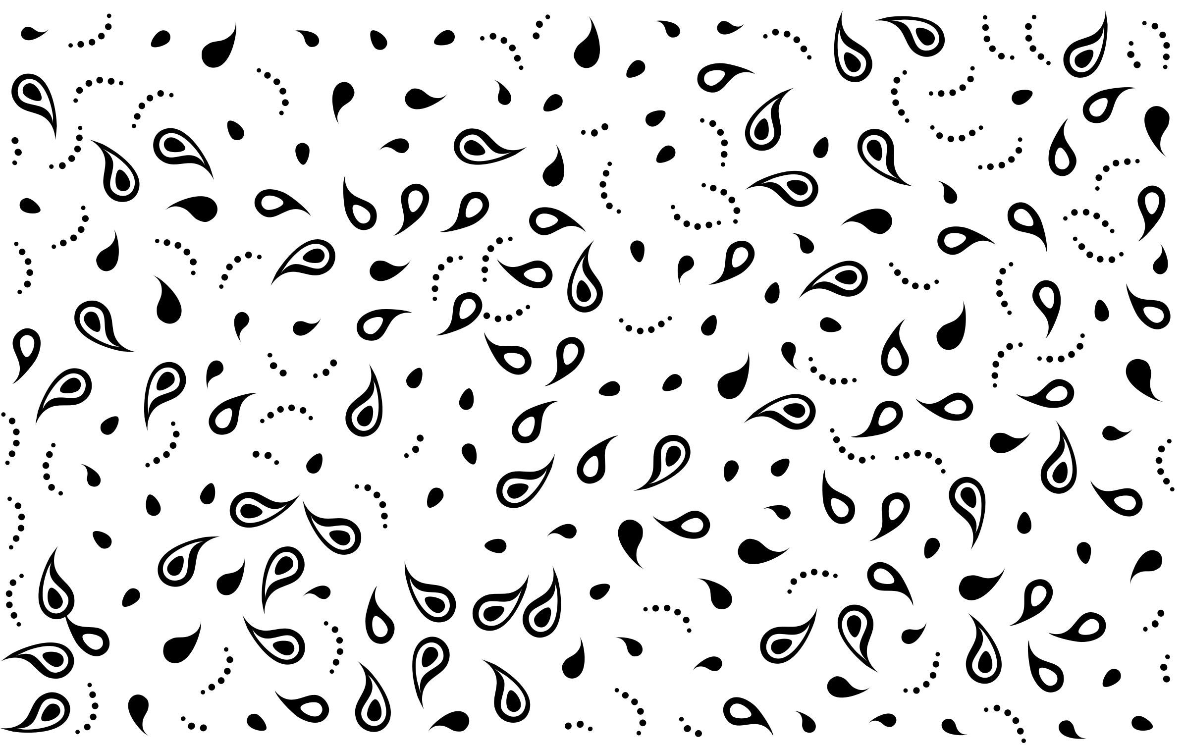 This Free Icons Png Design Of Paisley Background (2388x1506), Png Download