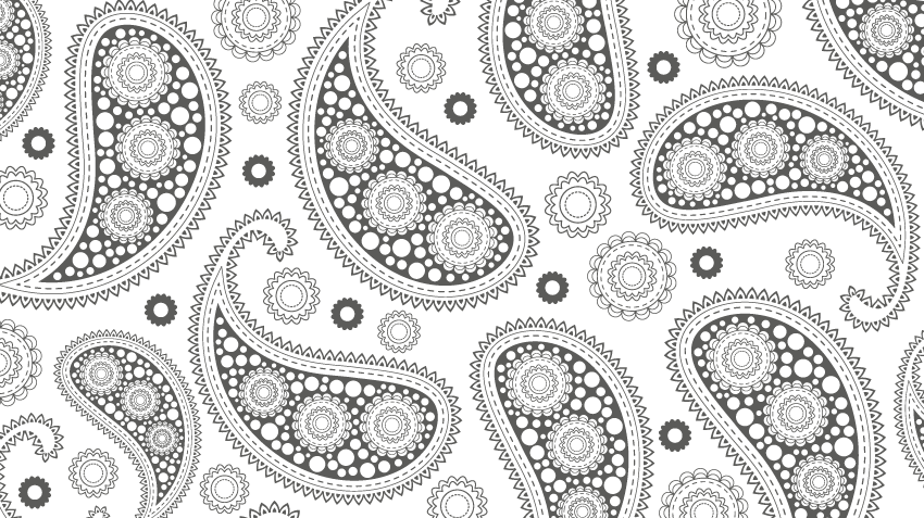 How To Create A Paisley Pattern In Adobe Illustrator - Paisley Pattern (850x477), Png Download