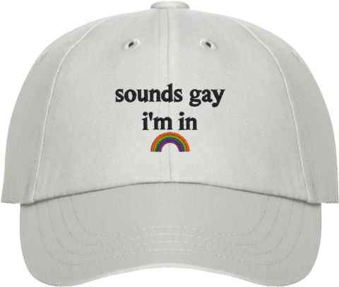 Best Of Luck To You - Sounds Gay I M In Hat (713x483), Png Download