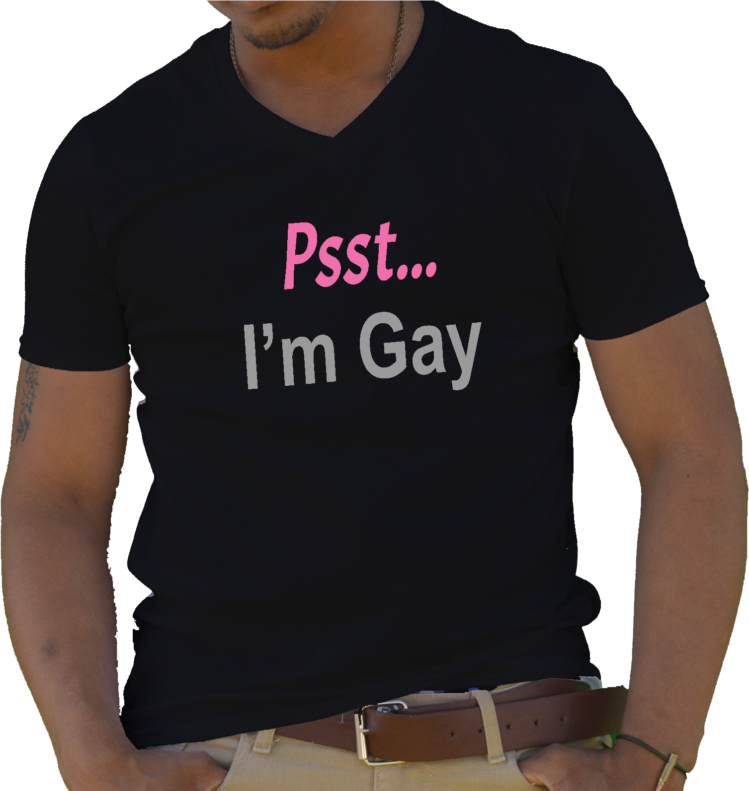 Psst I'm Gay - National Museum Of African American History And Culture (1608x1592), Png Download