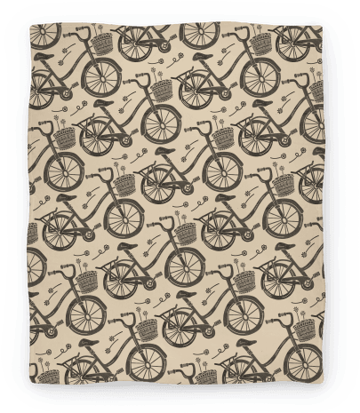 Pedal To The Metal Blanket - Tandem Bicycle (484x484), Png Download