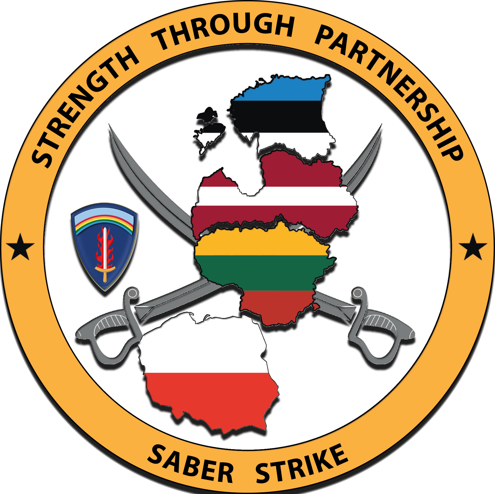 Saber Strike Logo - Exercise Saber Strike 2018 (780x780), Png Download