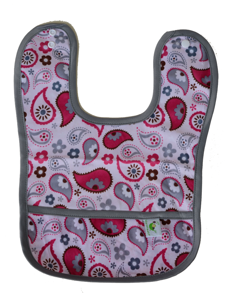 Paisley Bib - Sweet Pea Wet Bag, Moto (786x1024), Png Download