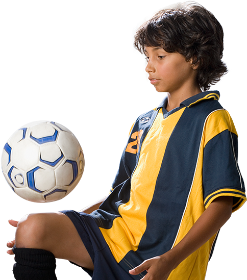 Photo Of Boy Playing Soccer - Photography (1600x548), Png Download