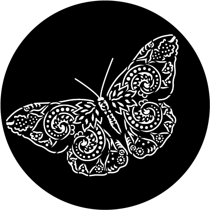 Apollo Design 9056 Paisley Wings Steel Pattern (800x800), Png Download