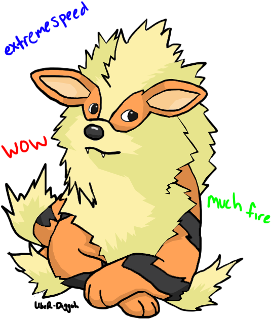 Arcanine Doge (600x700), Png Download