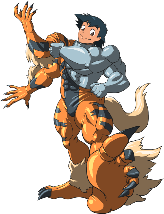Machamp And Arcanine Suit 02 By Midorimushig-dab2vwn - Machamp And Arcanine Suit (600x759), Png Download
