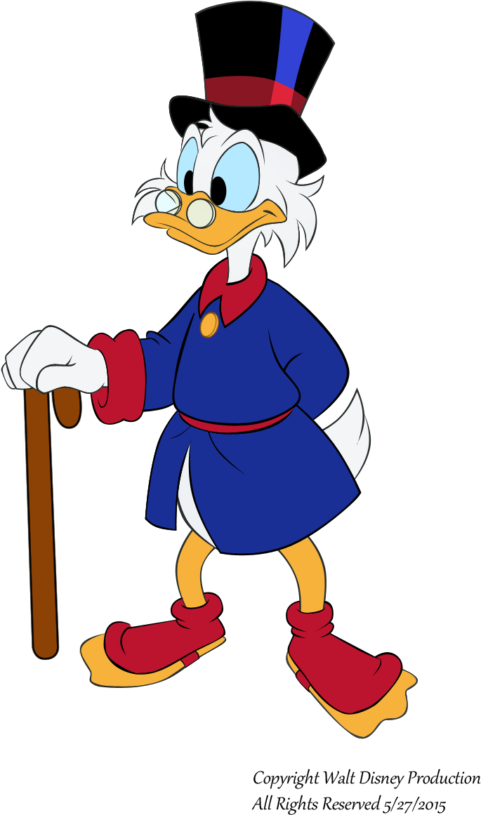 "scrooge Mcduck\ - Deviantart Scrooge Mcduck (914x1494), Png Download