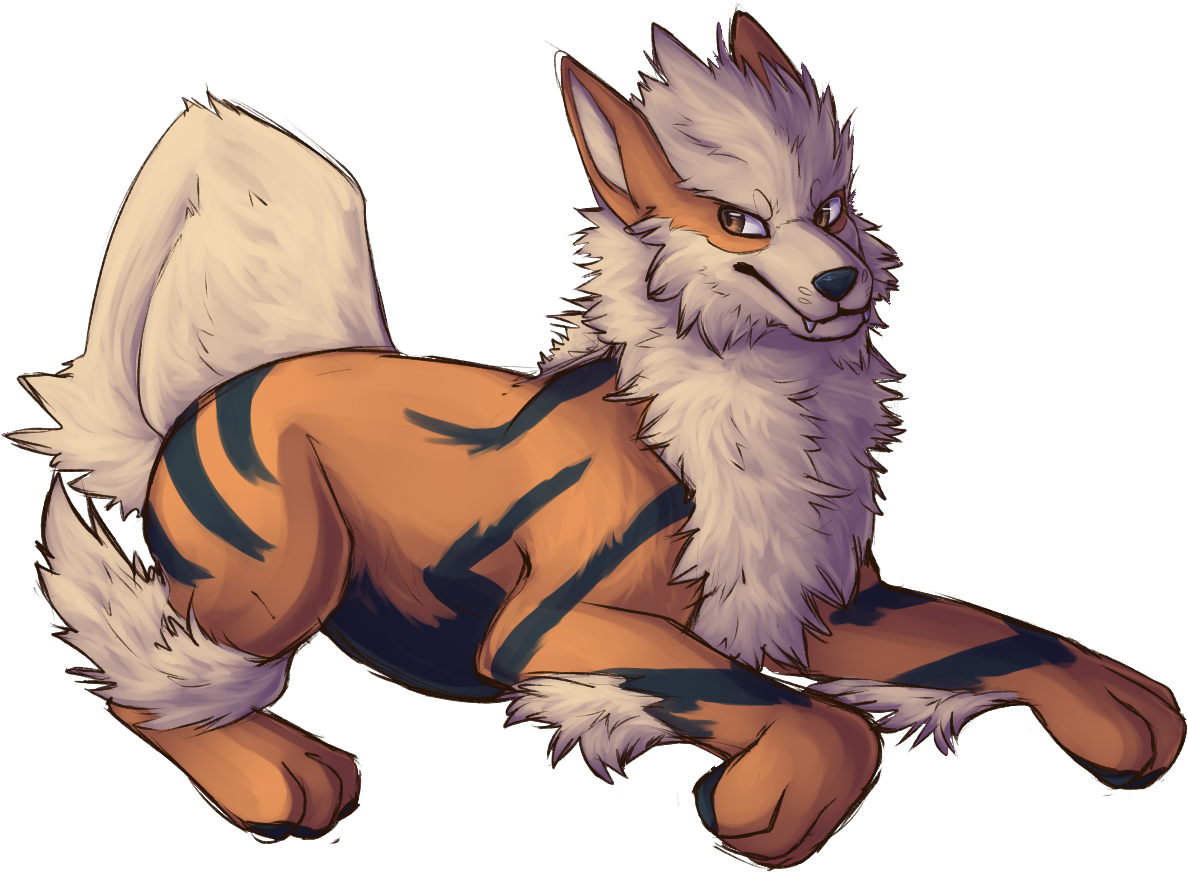 Arcanine (1293x982), Png Download
