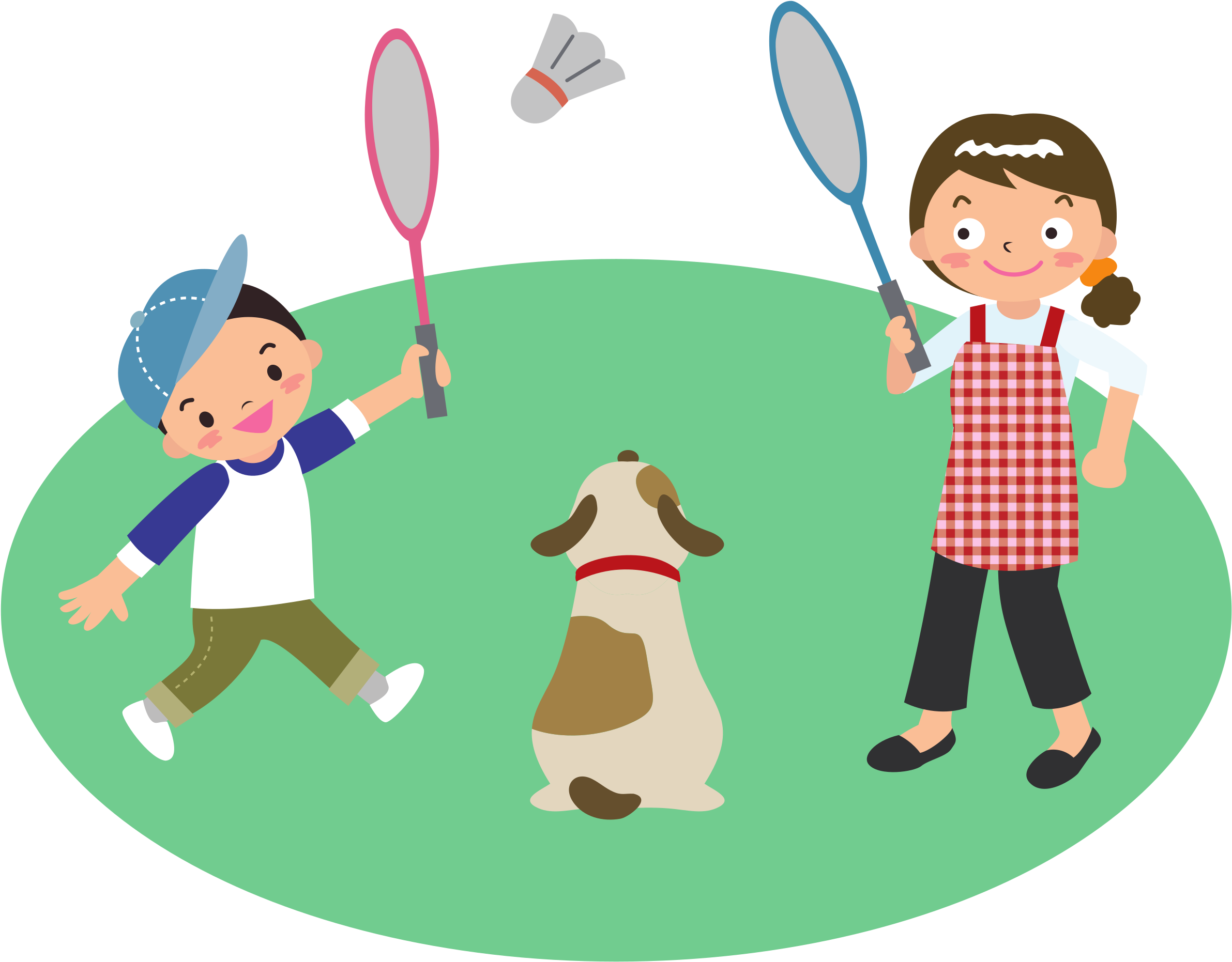 Image Library Mother Plays With Son And Dog Big - Plays Png (2400x1879), Png Download