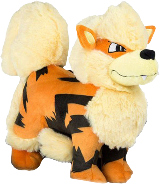 Pokemon - Pokemon Arcanine Plush (558x641), Png Download